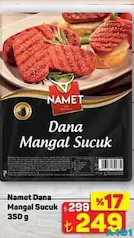 NAMET DANA MANGAL SUCUK 350 G fiyat ve kampanya bilgisi